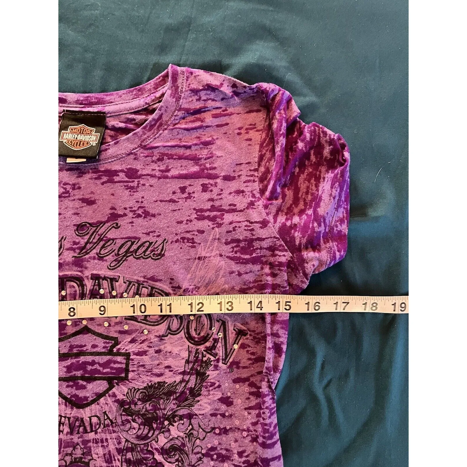 Vintage Y2K Harley Davidson Women's Small T - Image 2