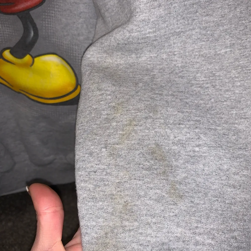 Disney Mickey grey zip up graphic sweatshirt - Image 9