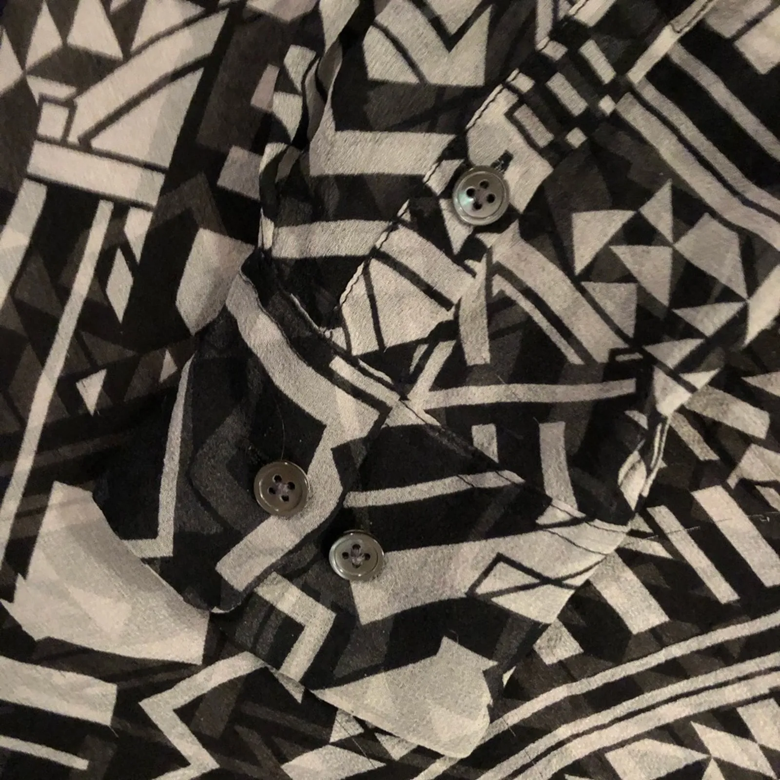 Equipment  Geometric Sheer Top - Image 5