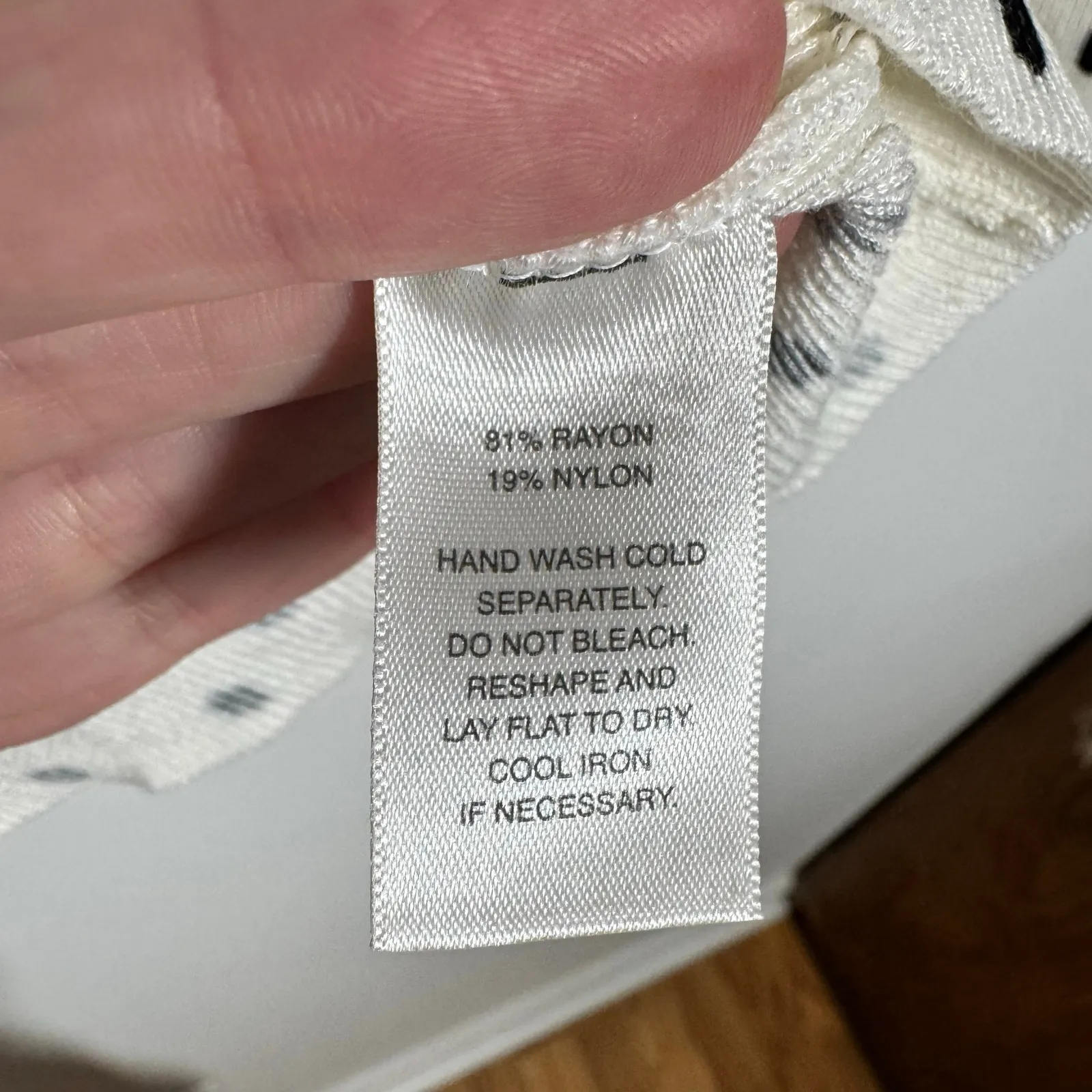 White House Black Market Polka Dot Cardigan Sweater Women L Black White Minimal - Image 4