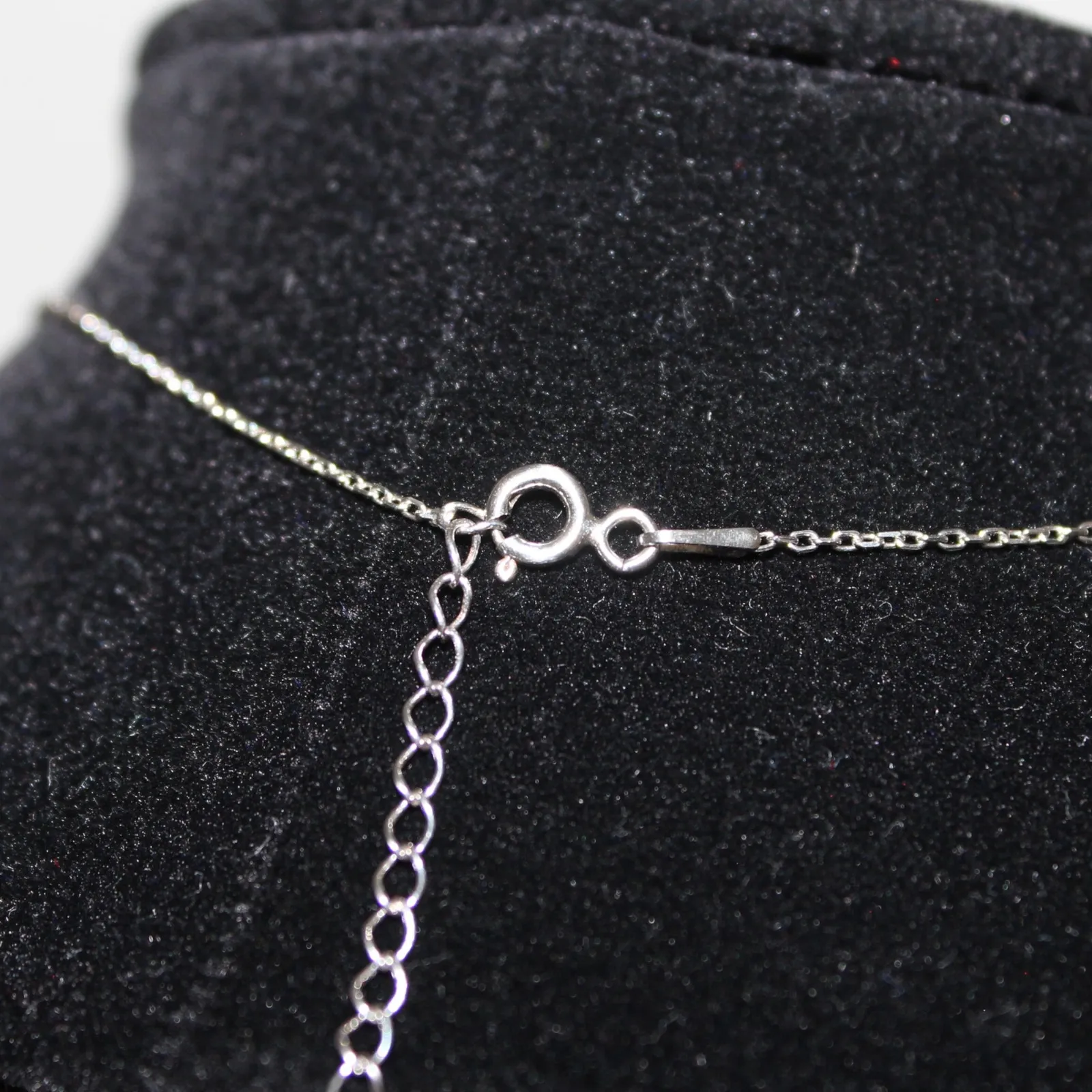 Brilliant Crystal 925 Sterling Silver Moon & Star Necklace Turkish Flag - Image 8