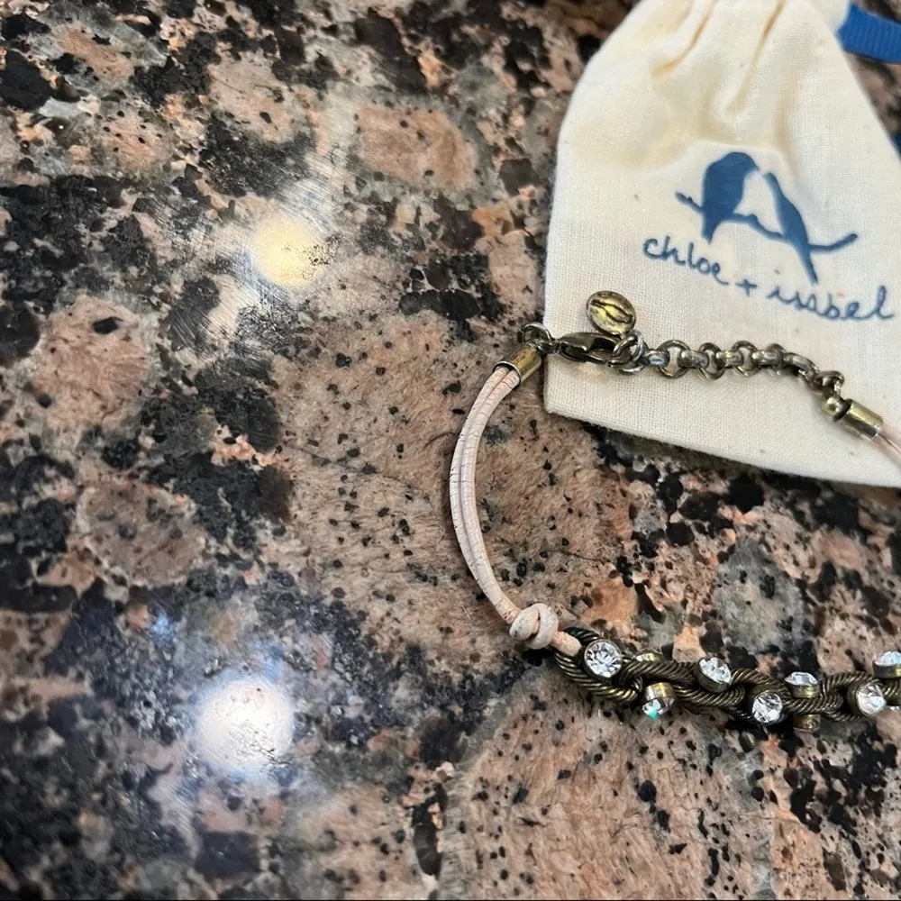 Chloe + Isabel  Leather Gem Bracelet - Image 3
