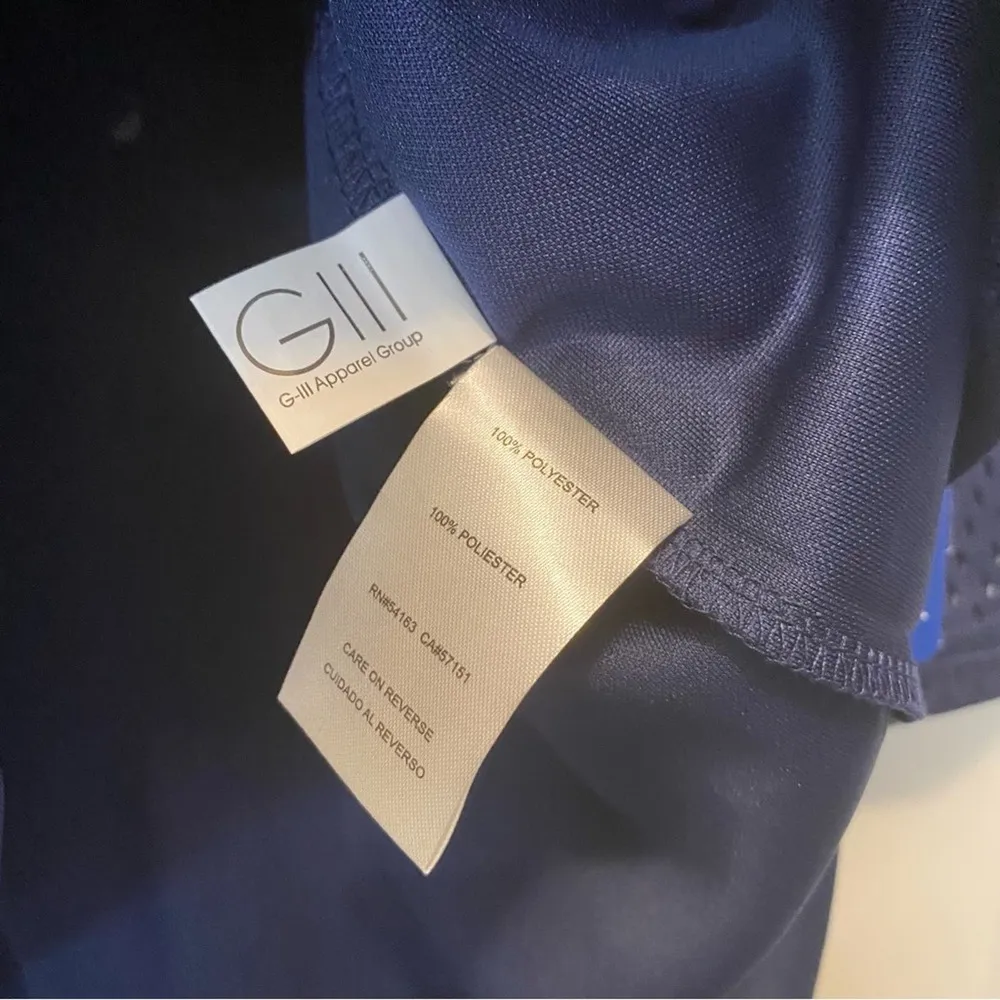 NFL Dallas Cowboys Jersey Starter Mesh Top Lace Up Neckline Blue White Large NWT - Image 4