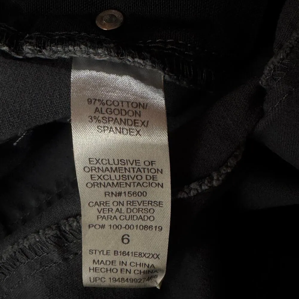 Democracy SZ 6 “Ab”technology Skinny Ankle Jeans Stretch Mid-Rise Zip-Fly Gray - Image 7