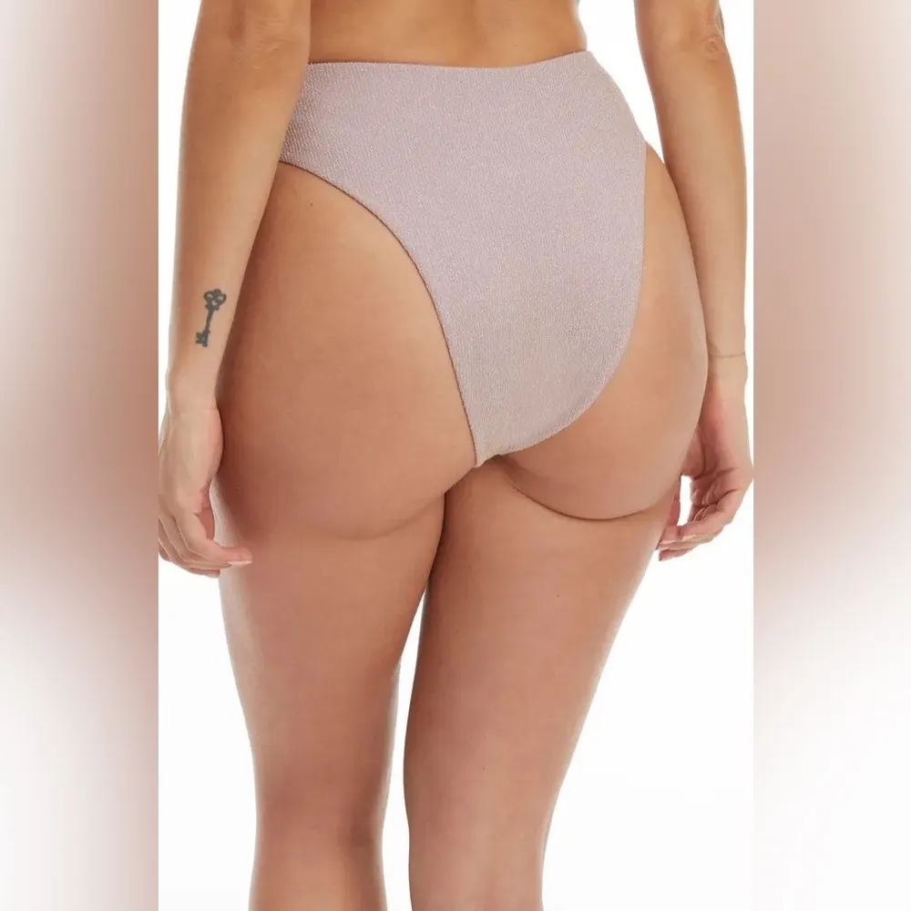 NWT! Good American Sparkle Better Bikini Bottoms Lilac 3 - Image 2