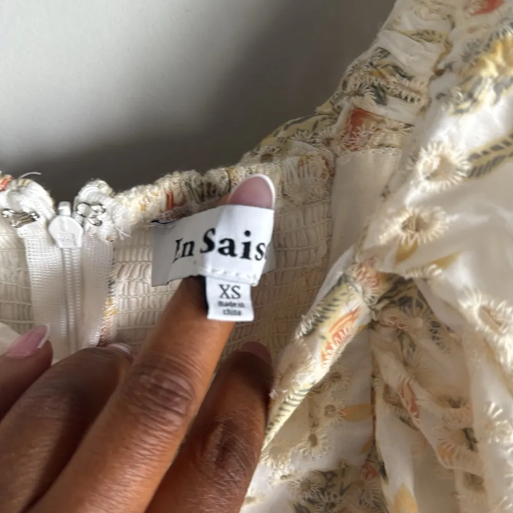 NEW En Saison Opposites Midi Dress in Yellow Orange Size XS - Image 8