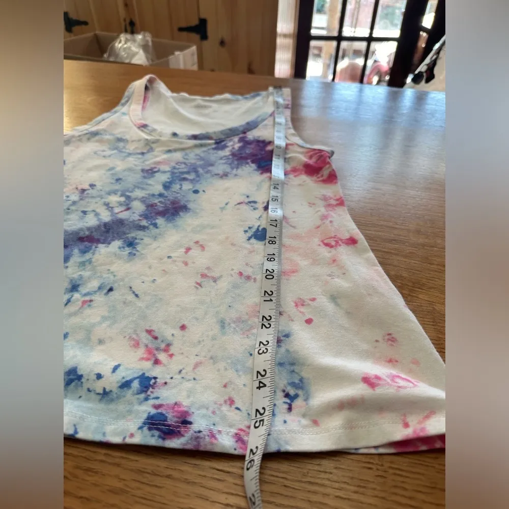 TORRID NWOT Foxy Scoop Neck tie dye Racerback tank, size 0/ 12W - Image 10