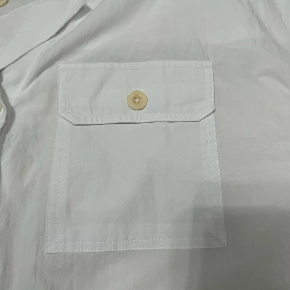 Madewell Signature Poplin Camp Button Up Cotton Shirt Size XXL - Image 8