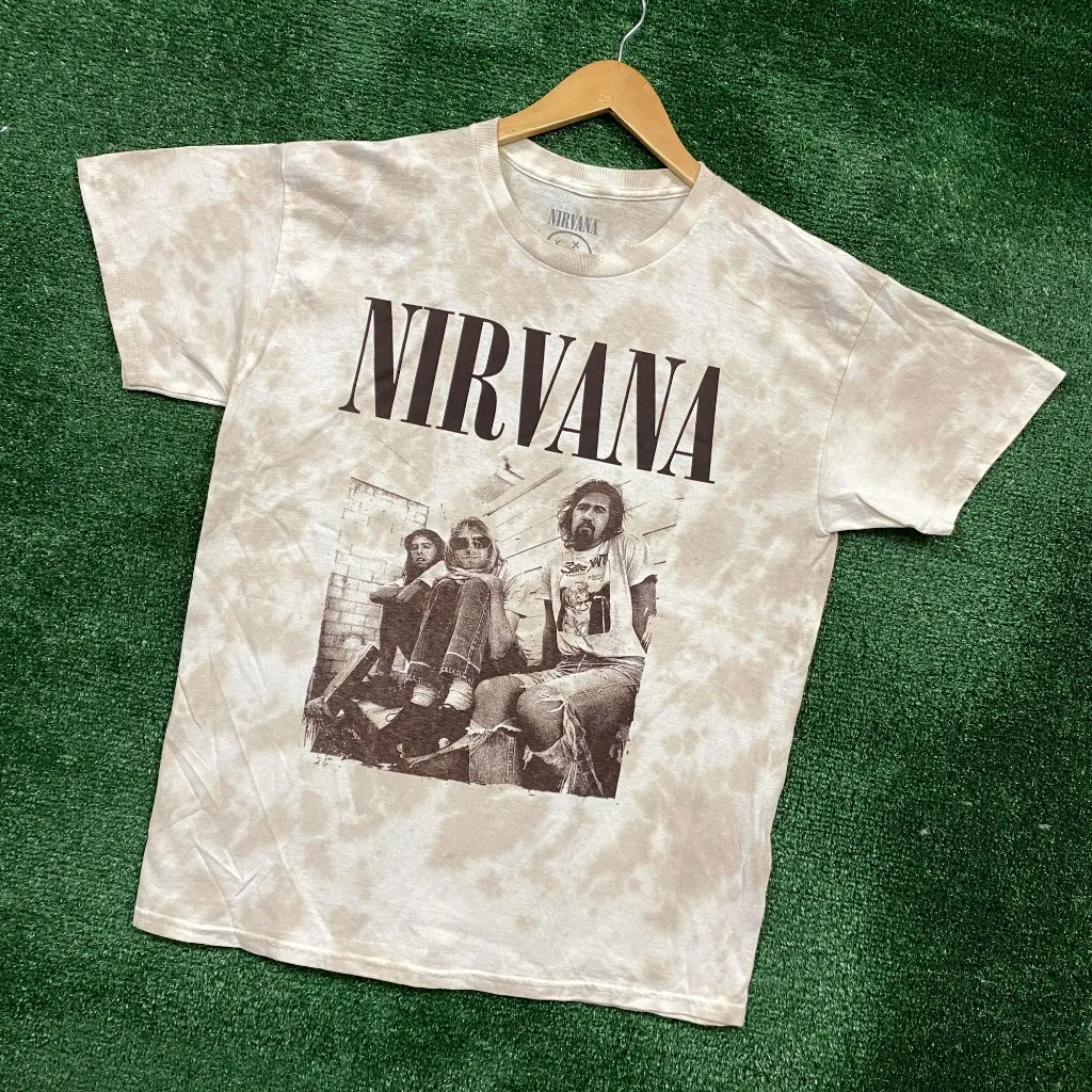 Nirvana Grunge Band Tie Dye T-Shirt Size Large - Image 3