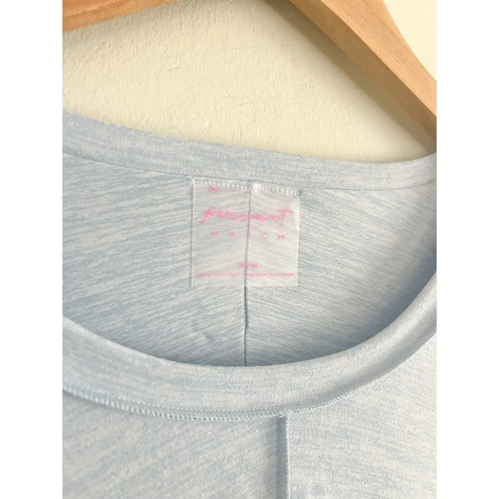 FP Movement x Hatch Right On Run Blue Maternity Top Sz M - Image 6