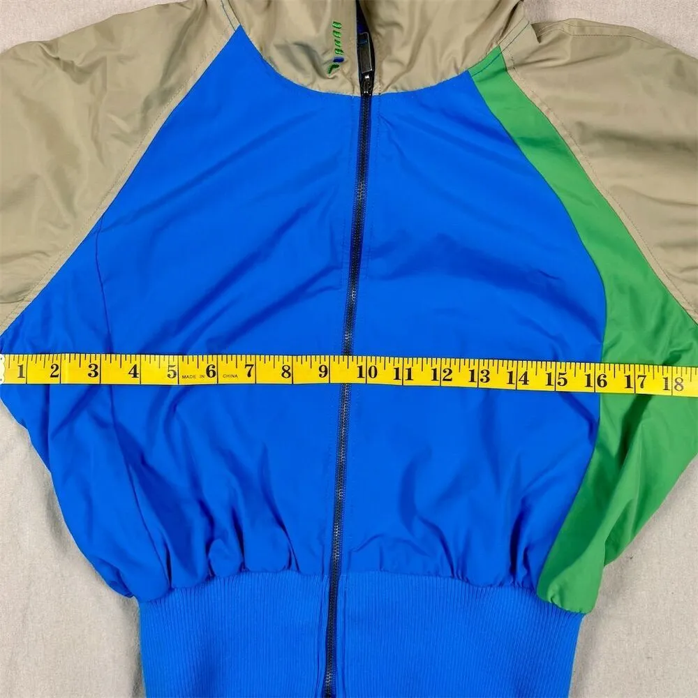 Fila Filativa Vintage Womens Color Block Windbreaker Jacket  Size XL Multicolor - Image 9