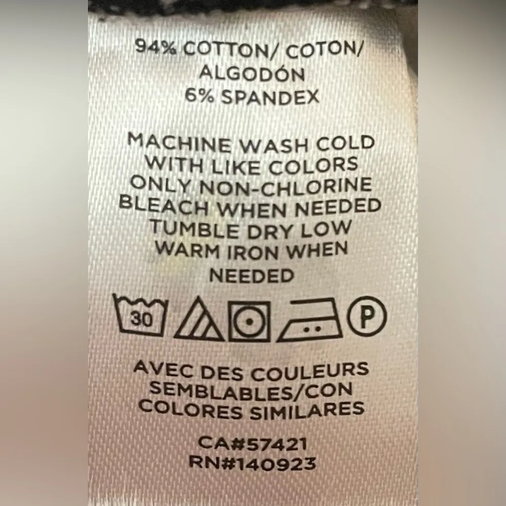 Loft- Black pants with‎ floral design Riviera pants Size 6 - Image 7