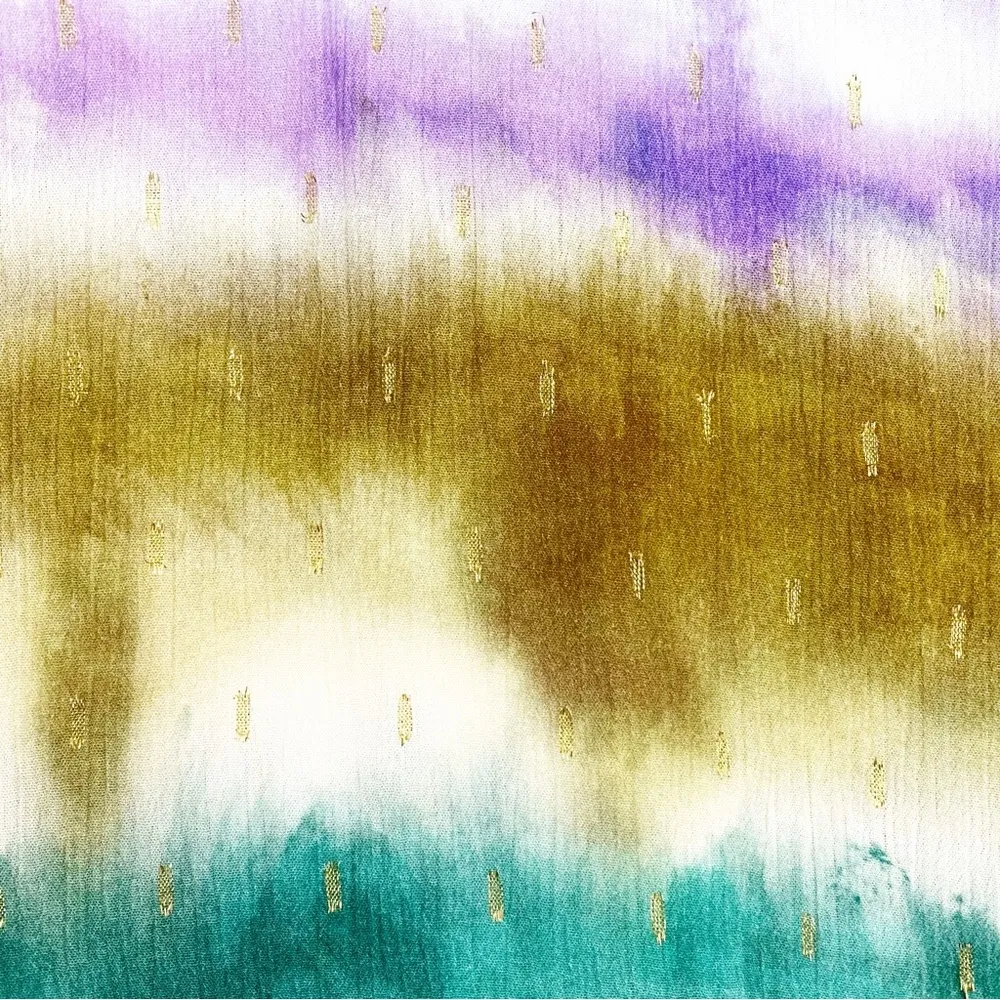 Zara Multicolored Tie Dyed Caftan Tunic Maxi Dress Blogger’s Favorite Fave - Image 12