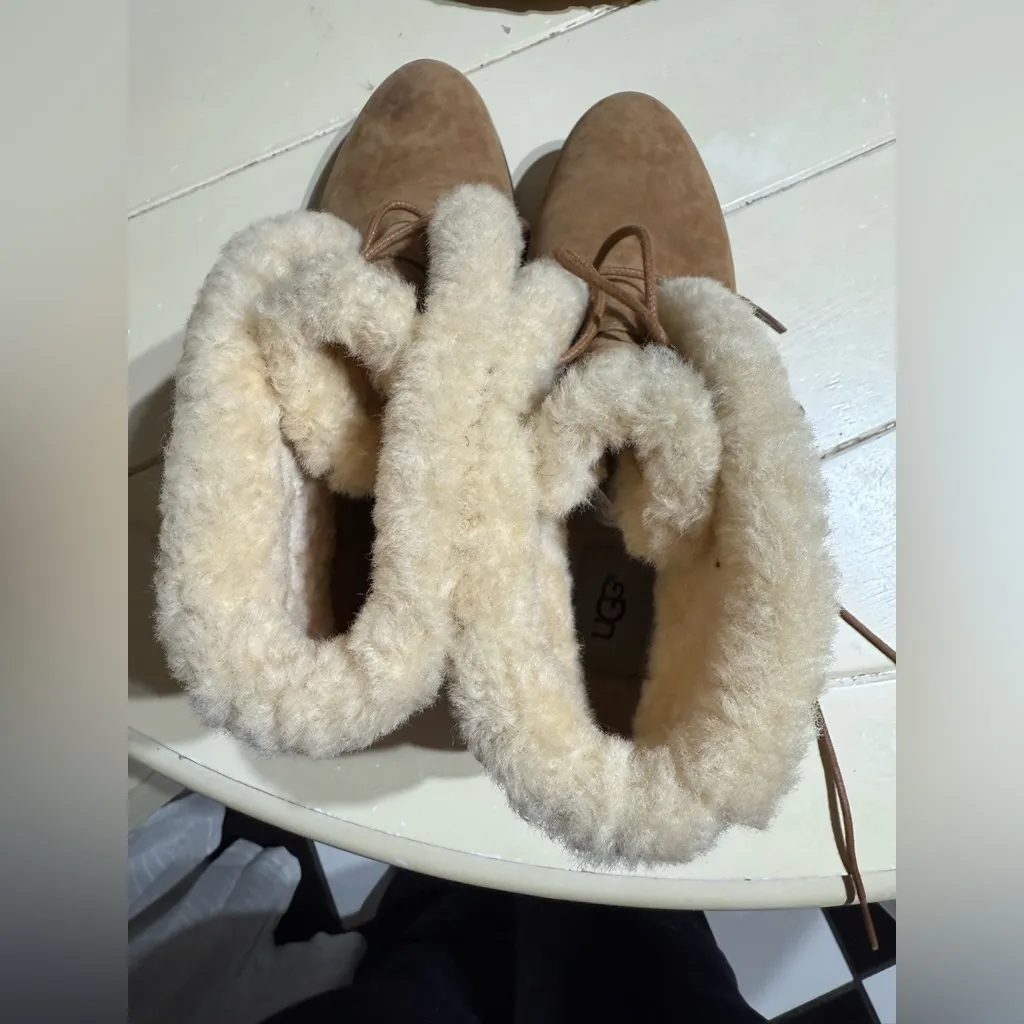 Ugg Women's Jeovana Wedge Lace-Up Booties - Image 5