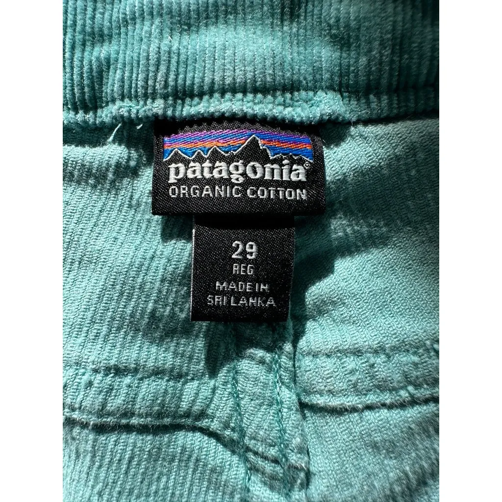 Patagonia Women's Corduroy Pants Regular size 29 Mogul Blue - Image 6