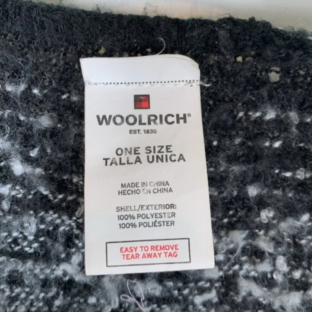 Woolrich  Black Gray Cape One Size EUC - Image 5