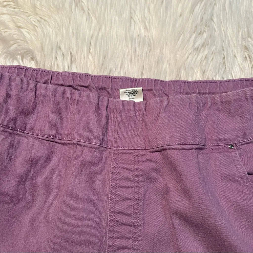 Vintage Blair Pull On Jegging Pant Purple 22WM - Image 3