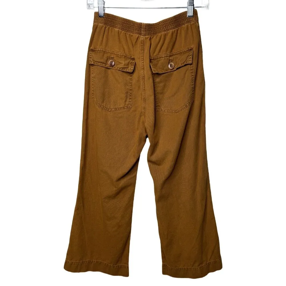 The Great Pants Womens 4 27 Brown The General Crop Wide Leg Neutral Streetwear - Image 2