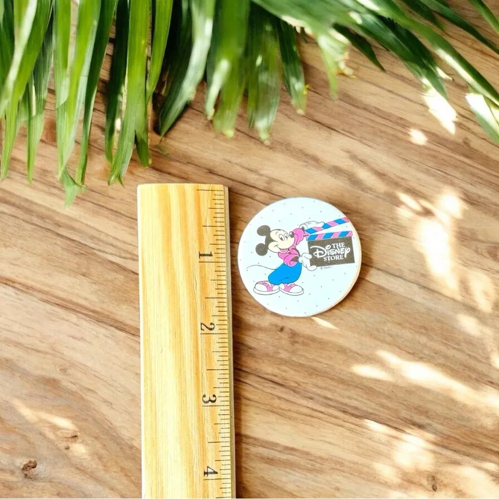 VINTAGE Disney Mickey Mouse Button - Collectible Flair - Image 4