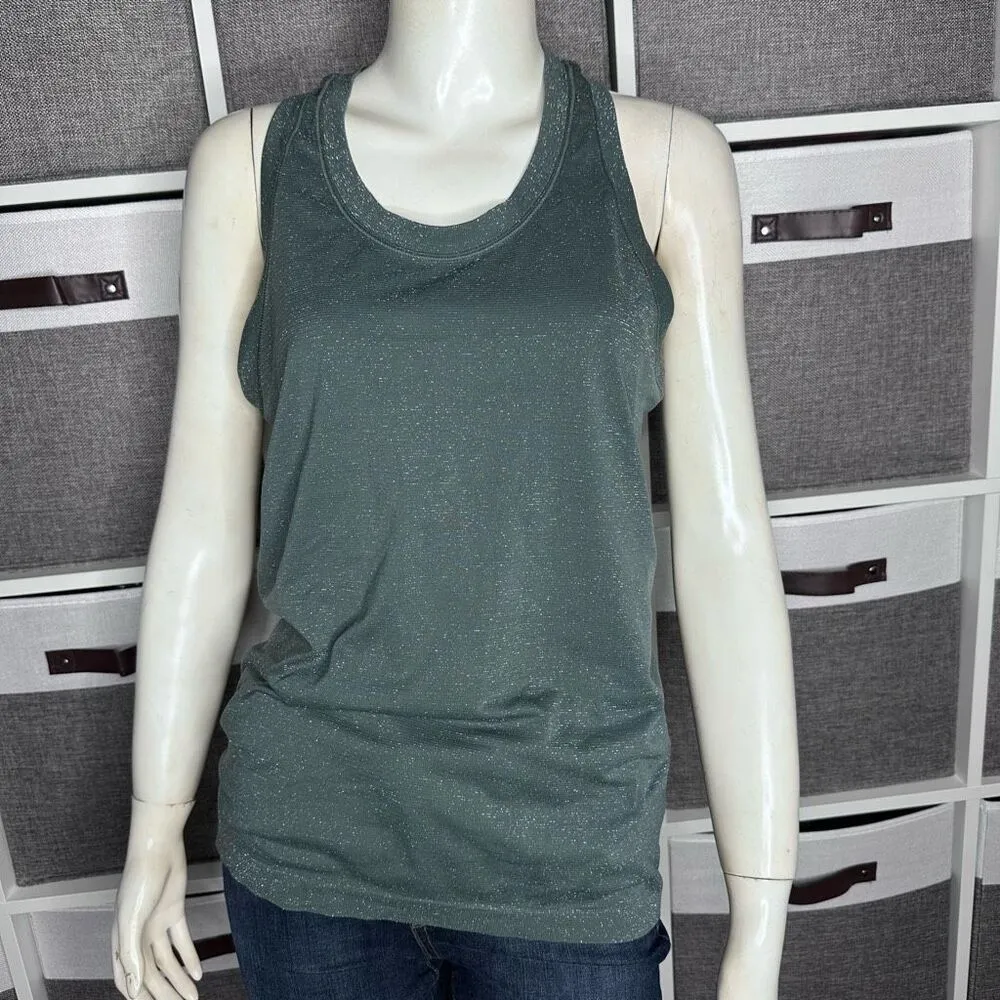 Athleta Momentum Shine Tank Bali Green Size Medium - Image 2
