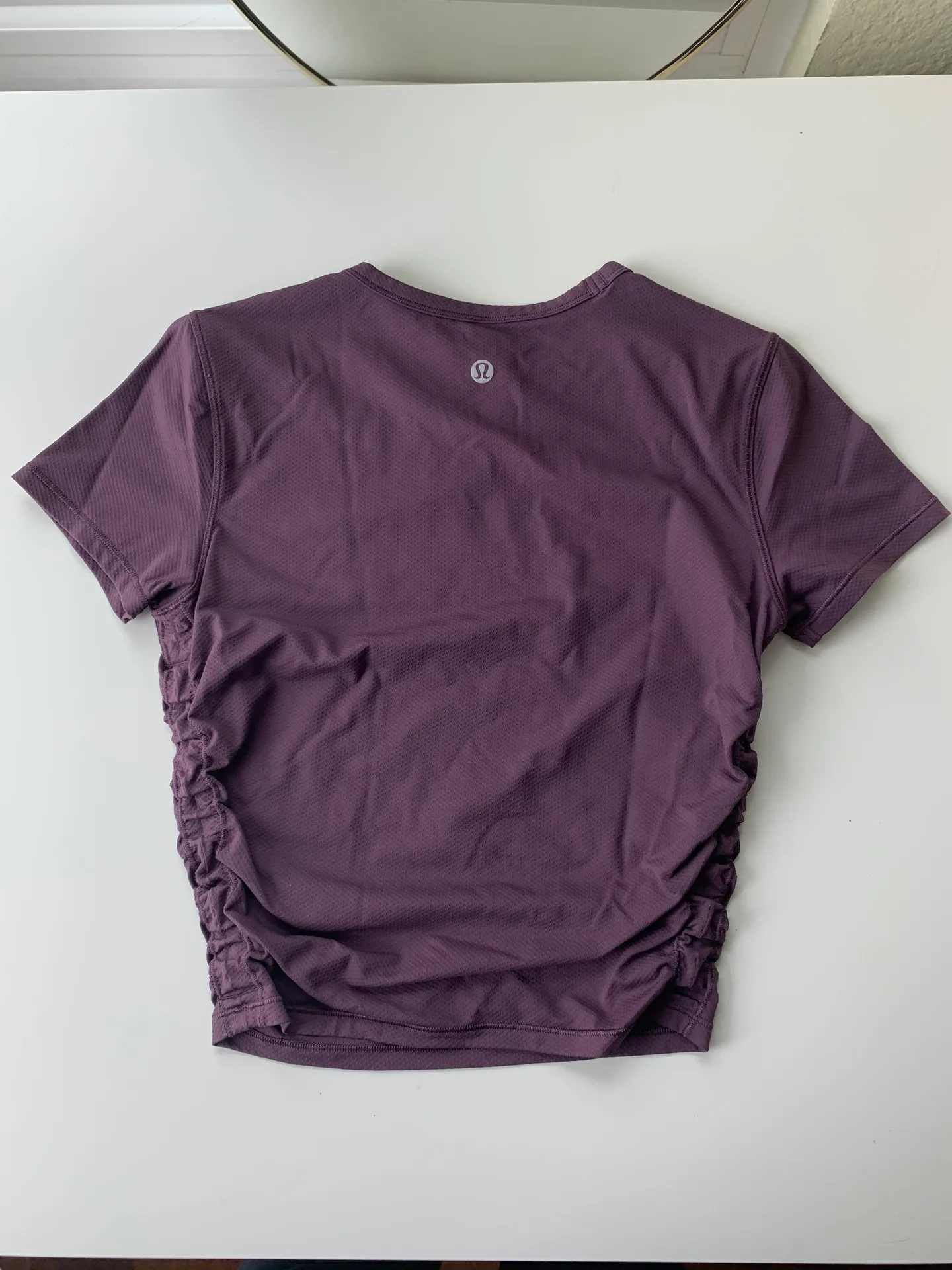 Lululemon Ruched Top (Grape Thistle) - Image 2