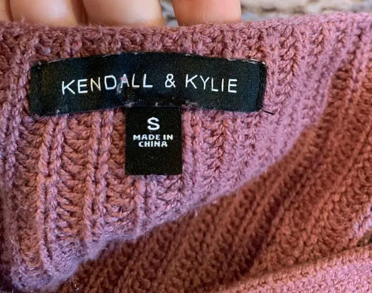 Kendall + Kylie Cutout Shoulder Sweater  - Image 3