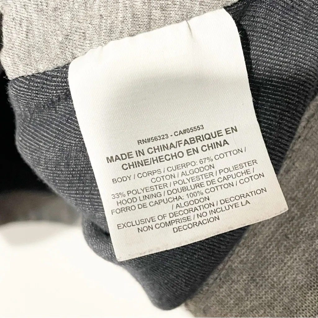 Nike Tech Medium Snood Hoodie‎ Sweatshirt Gray Cowl Pockets Active Swoosh Logo - Image 4