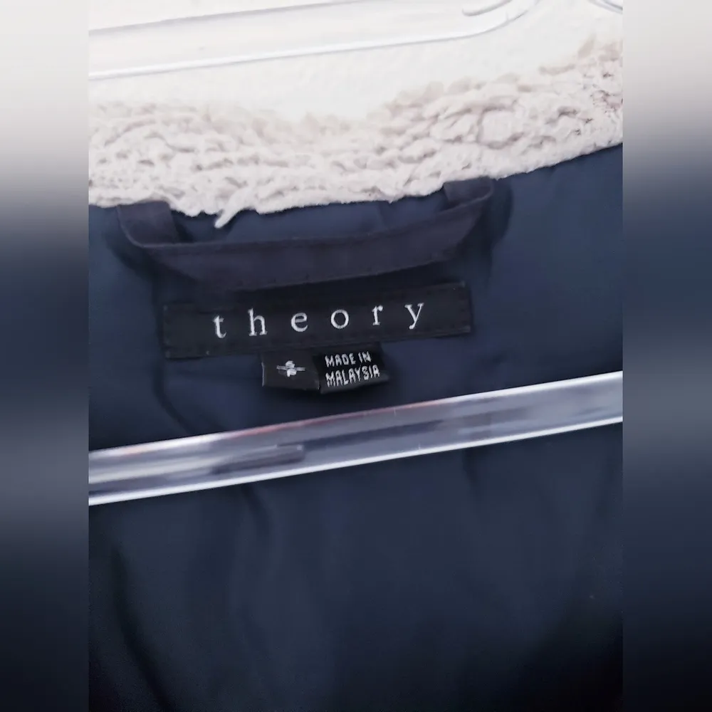 Theory Norberta Parka Coyote Fur Hood Down Puffer Jacket - Image 8