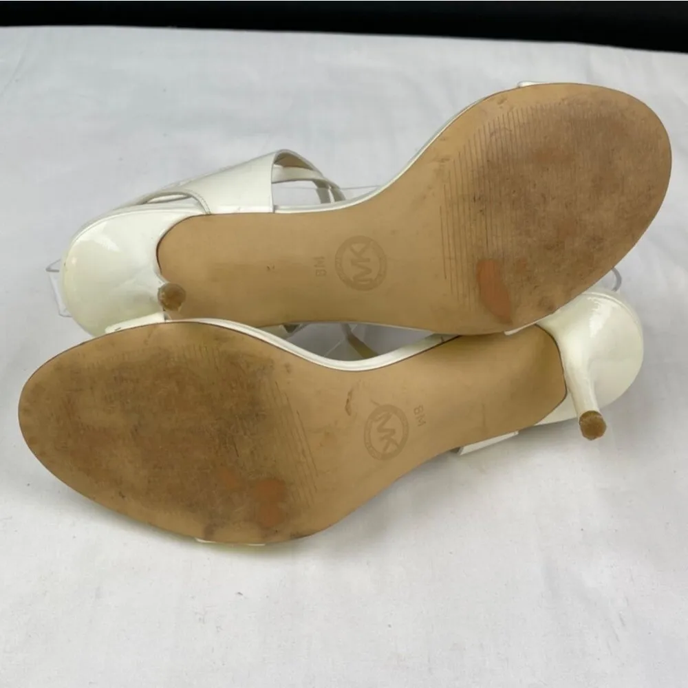 Michael Kors Women's White Shoes/Heels Sz 8M SKU 4431 - Image 7