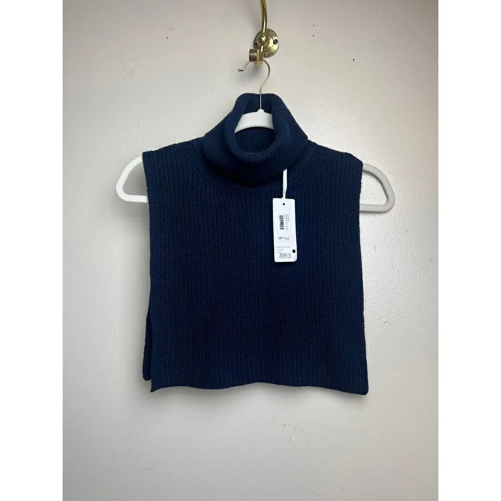 Forte Forte Midnight Blue Virgin Wool Collar O/S Size M - Image 8