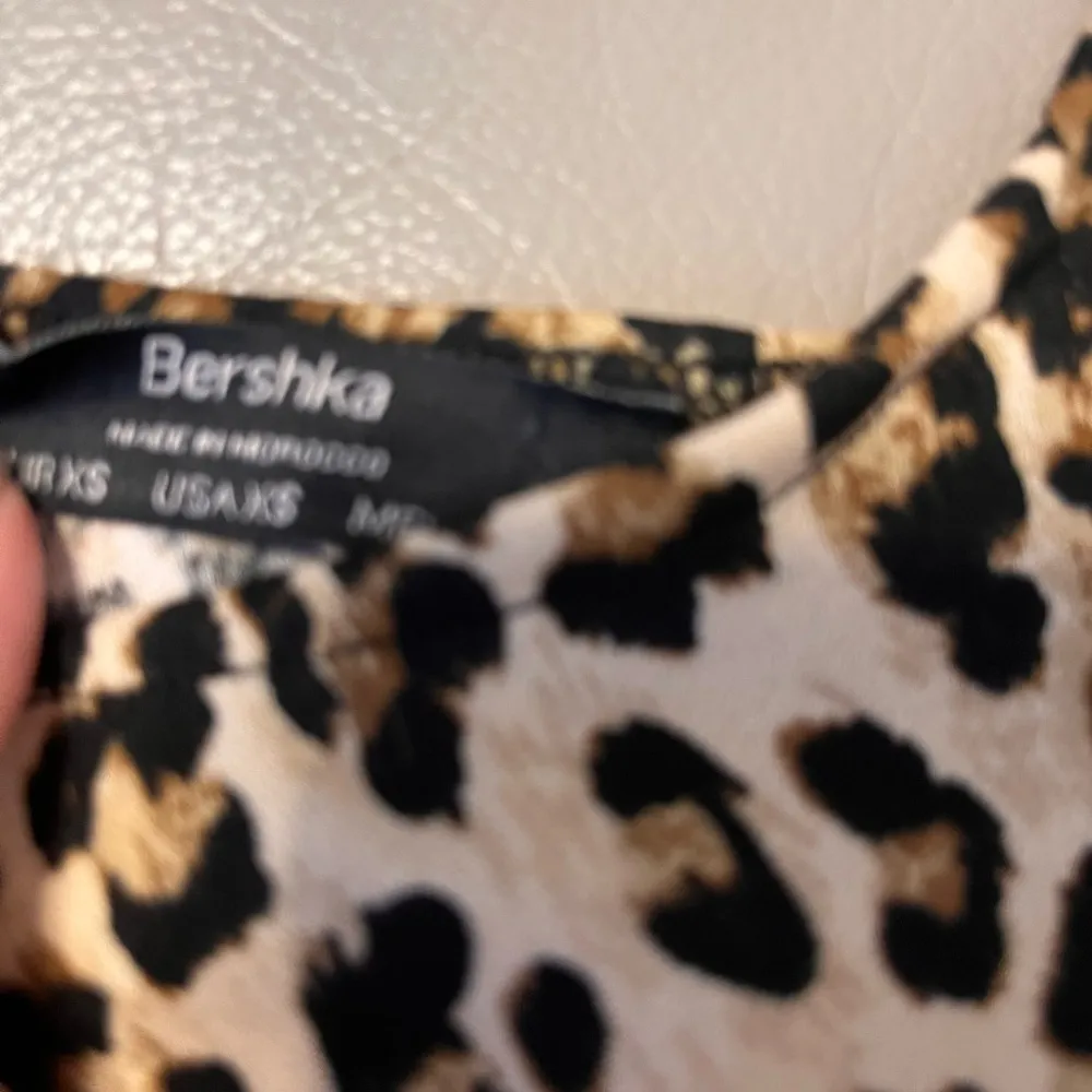 Bershka cropped corset cheetah top Xs - Image 4