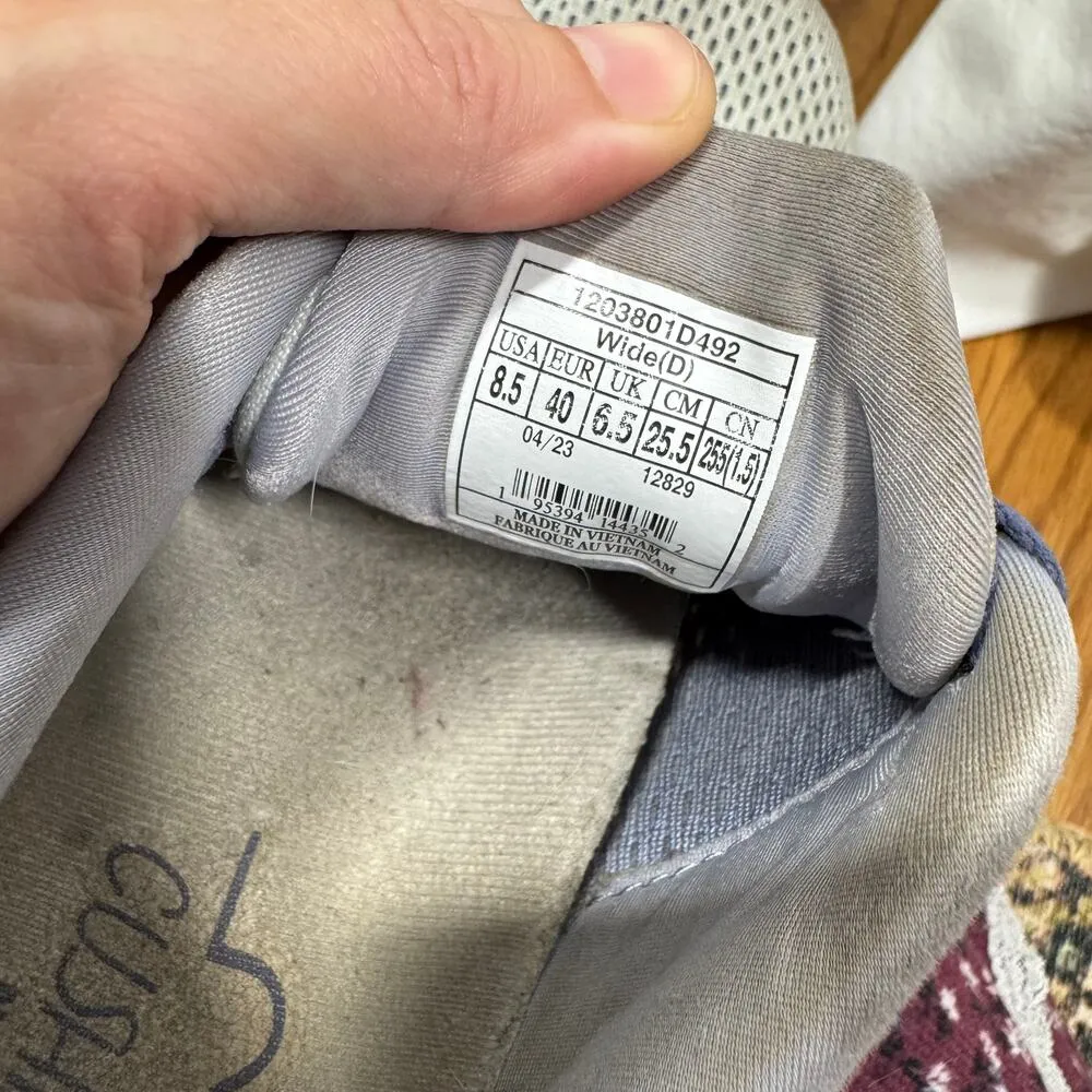 Brooks Ghost 15 Sneaker Women 8.5 Spa Blue Pink Copper Running Shoes Walking Gym - Image 9