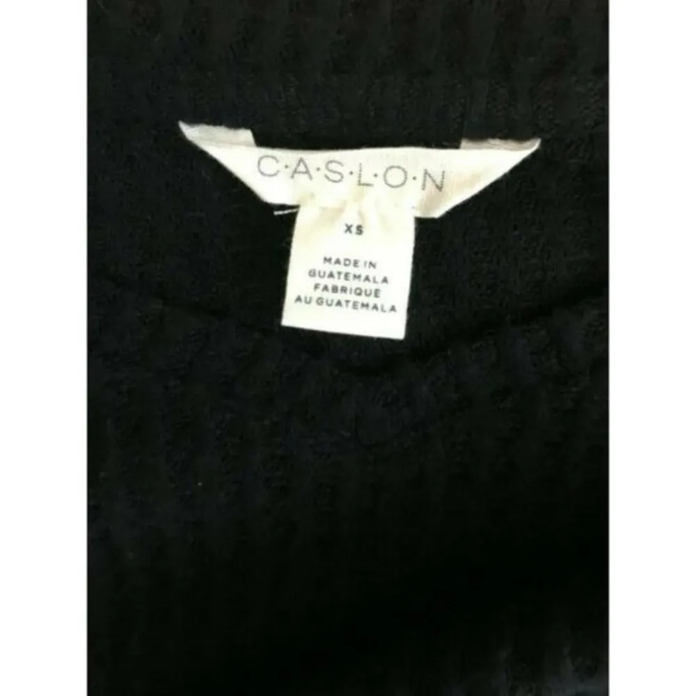 Caslon Black Cozy V-Neck Waffle Knit Tee - Image 14