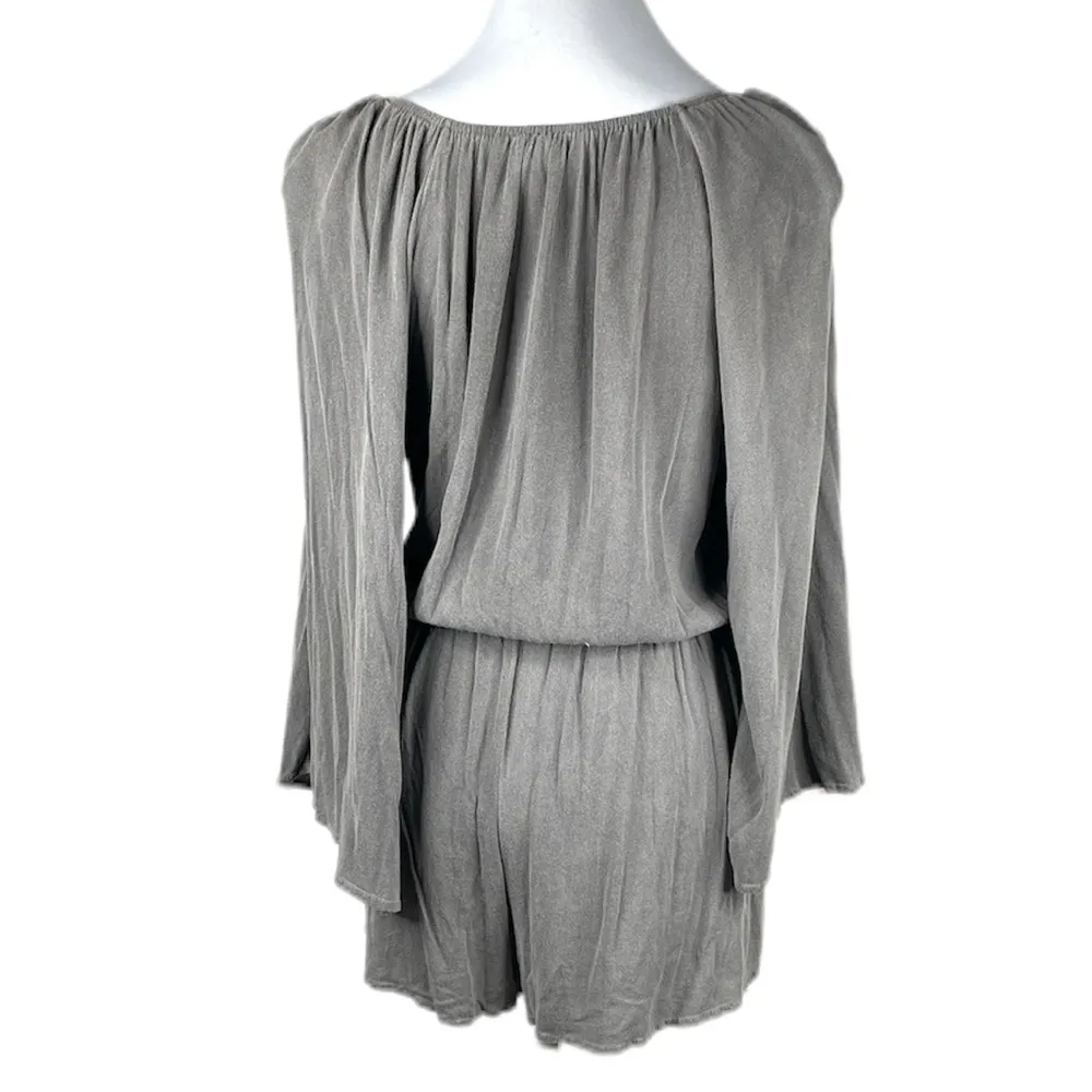Audrey 3+1 Boho Romper, Grey, Medium - Image 4
