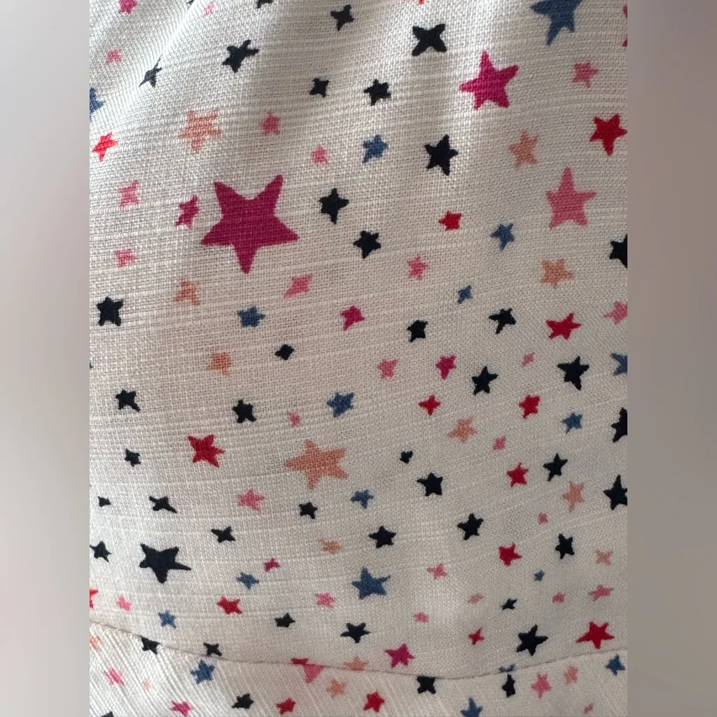 LOFT multicolor star romper.  8 EUC - Image 7