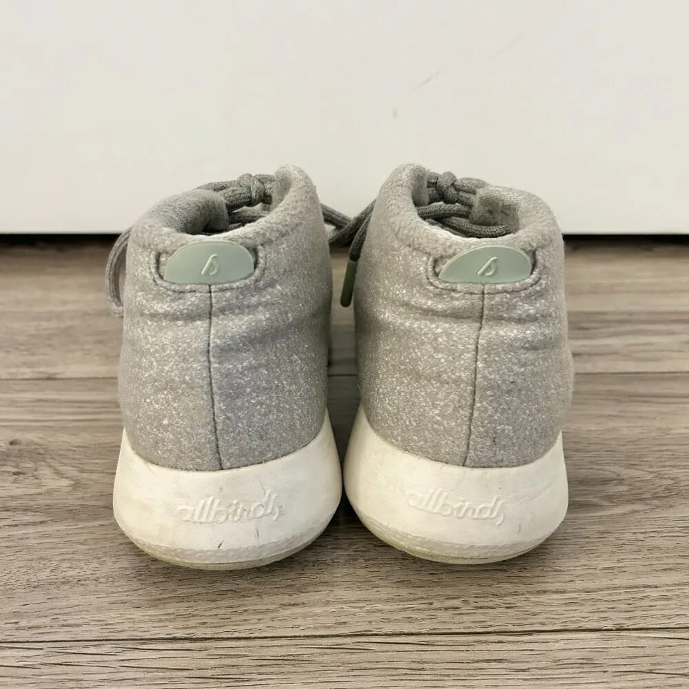 Allbirds Women's Wool Runner-up Mizzles Sneakers in Fog Size 7 - Image 8