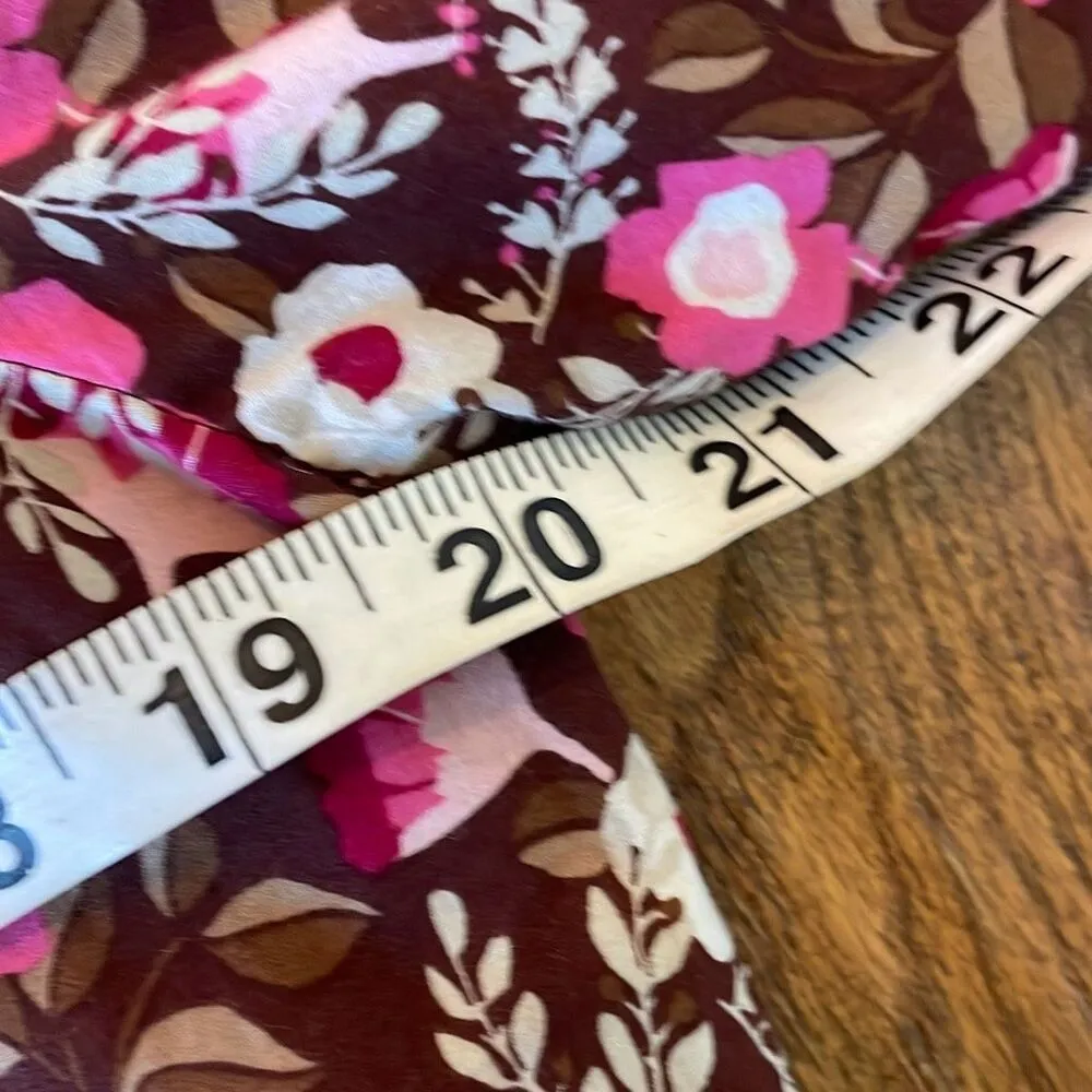 J.McLaughlin Berlin floral printed shirt dress small - Image 9