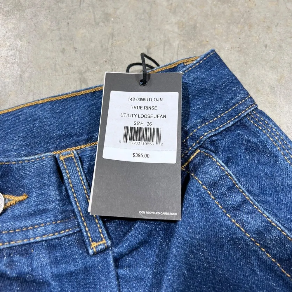 $395 NWT RE/DONE x LEVI'S UTILITY LOOSE JEANS SZ 26 - Image 4