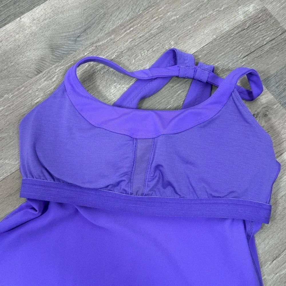 Lululemon Scoop Me Up Tank Top Shirt Purple 6 Racerback Scoop Neck - Image 9