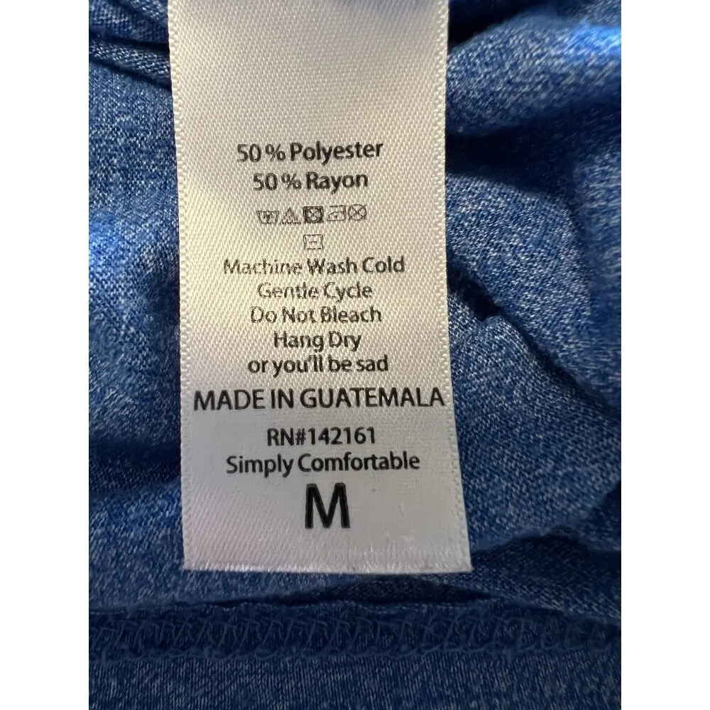 LulaRoe T Shirt Maxi Dress Hi Low Multicolor Size Medium Preppy Loungewear Beach - Image 4