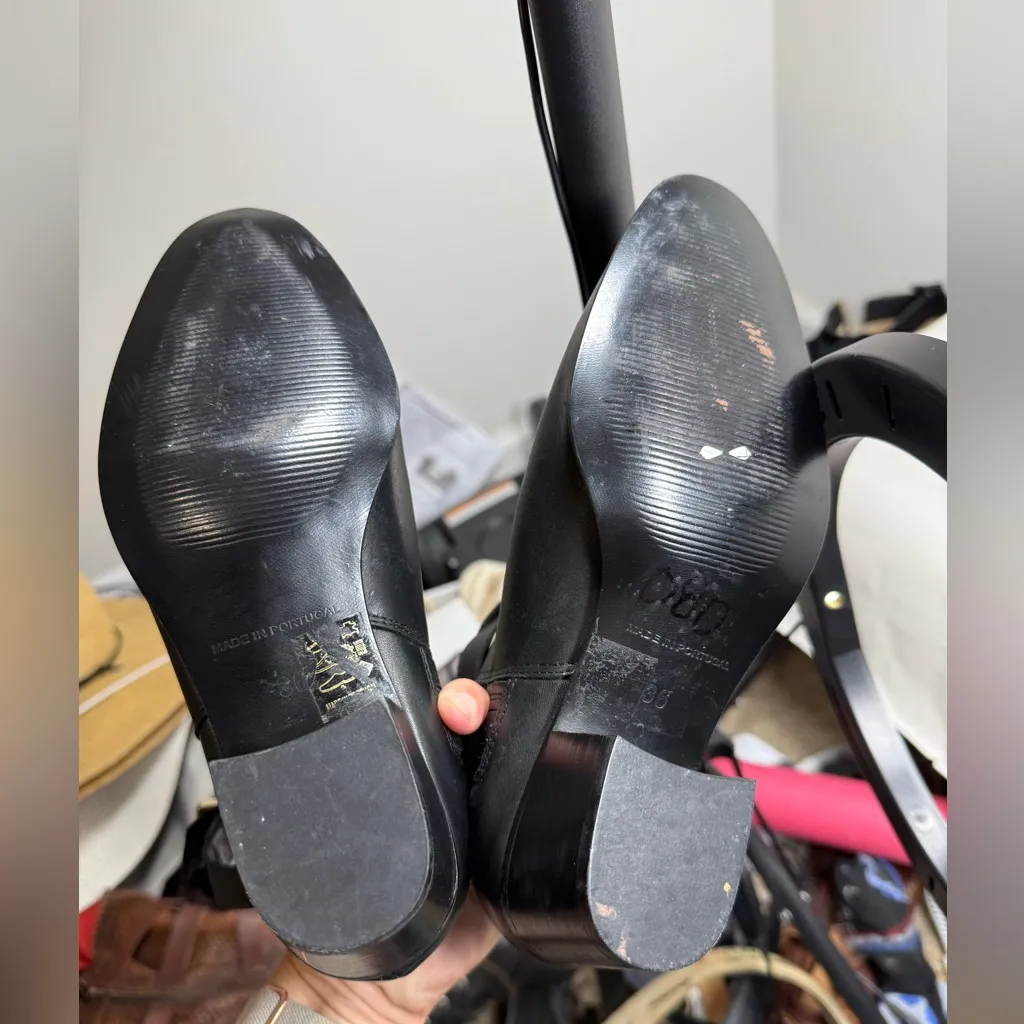 Kurt Geiger Black Leather Saint Wrap Ankle Boot Size 36 US 6 - Image 8