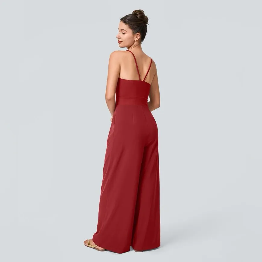 Halara Breezeful Backless Wide Leg Jumpsuit XL - Image 2