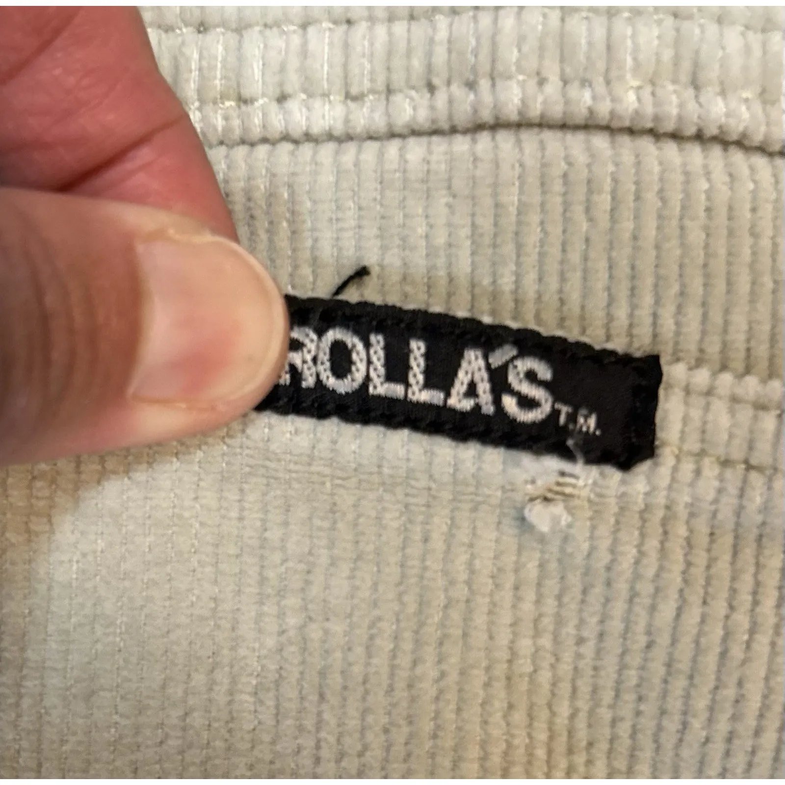 Rolla’s Women’s Corduroy High Rise Straight Leg Pants Sea Grass Green Size 28 - Image 5