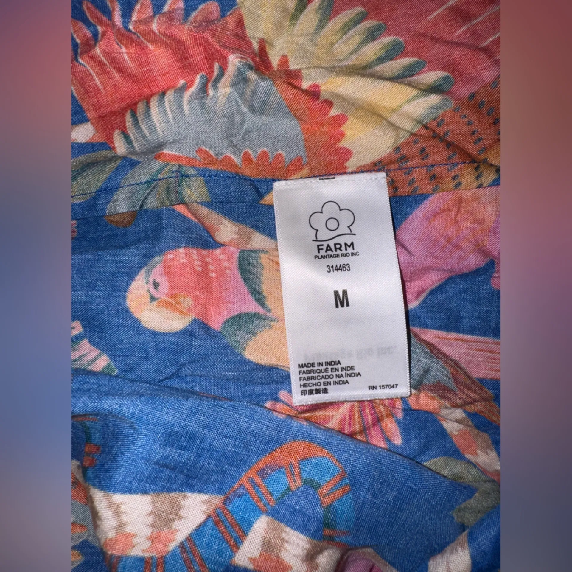 NEW FARM RIO Macaw Party Cover Up Maxi Dress sz M - Image 5