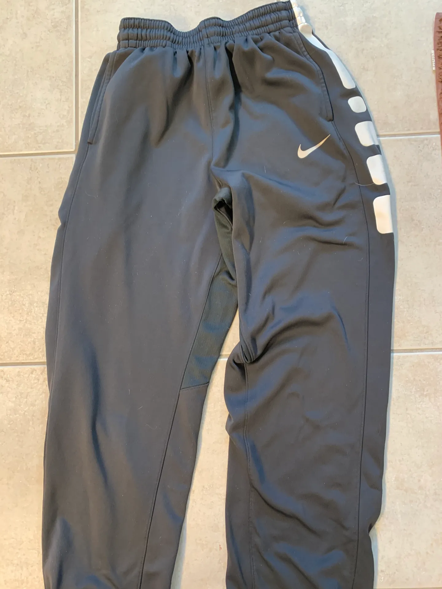 Nike Women Grey Sweatpants Medium - Image 2