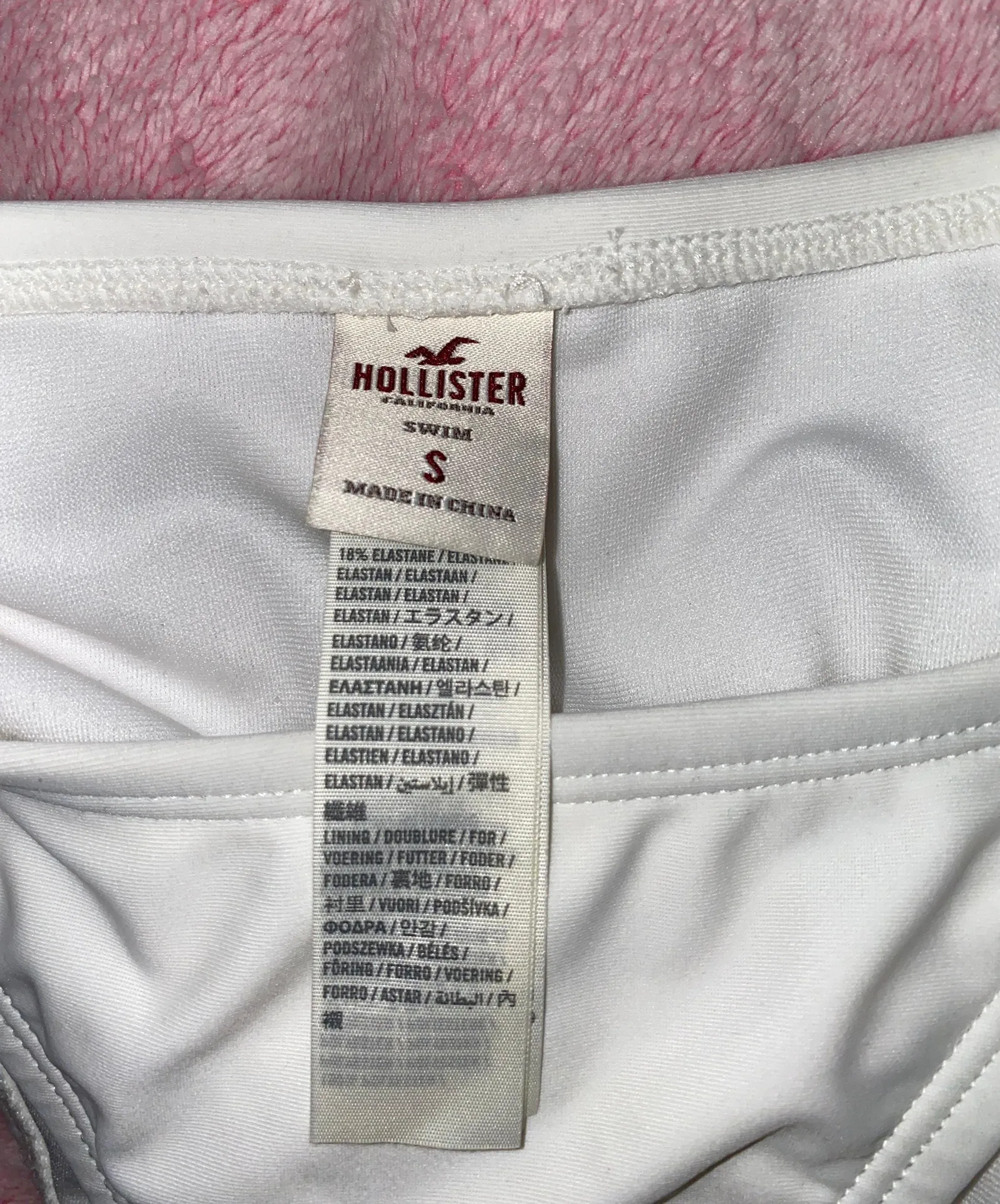 Hollister White Bikini Bottoms - Image 3