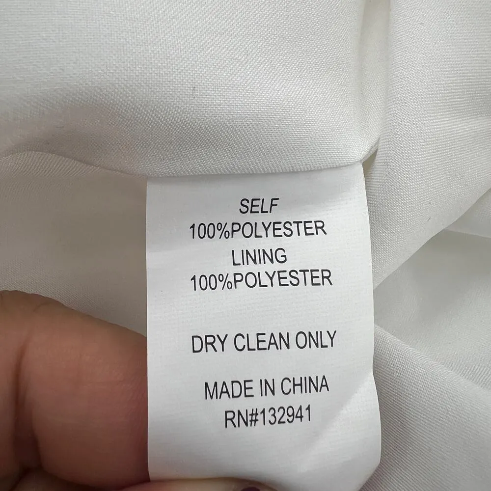 Amanda Uprichard  Russo Mini Dress White Windowpane - Image 9