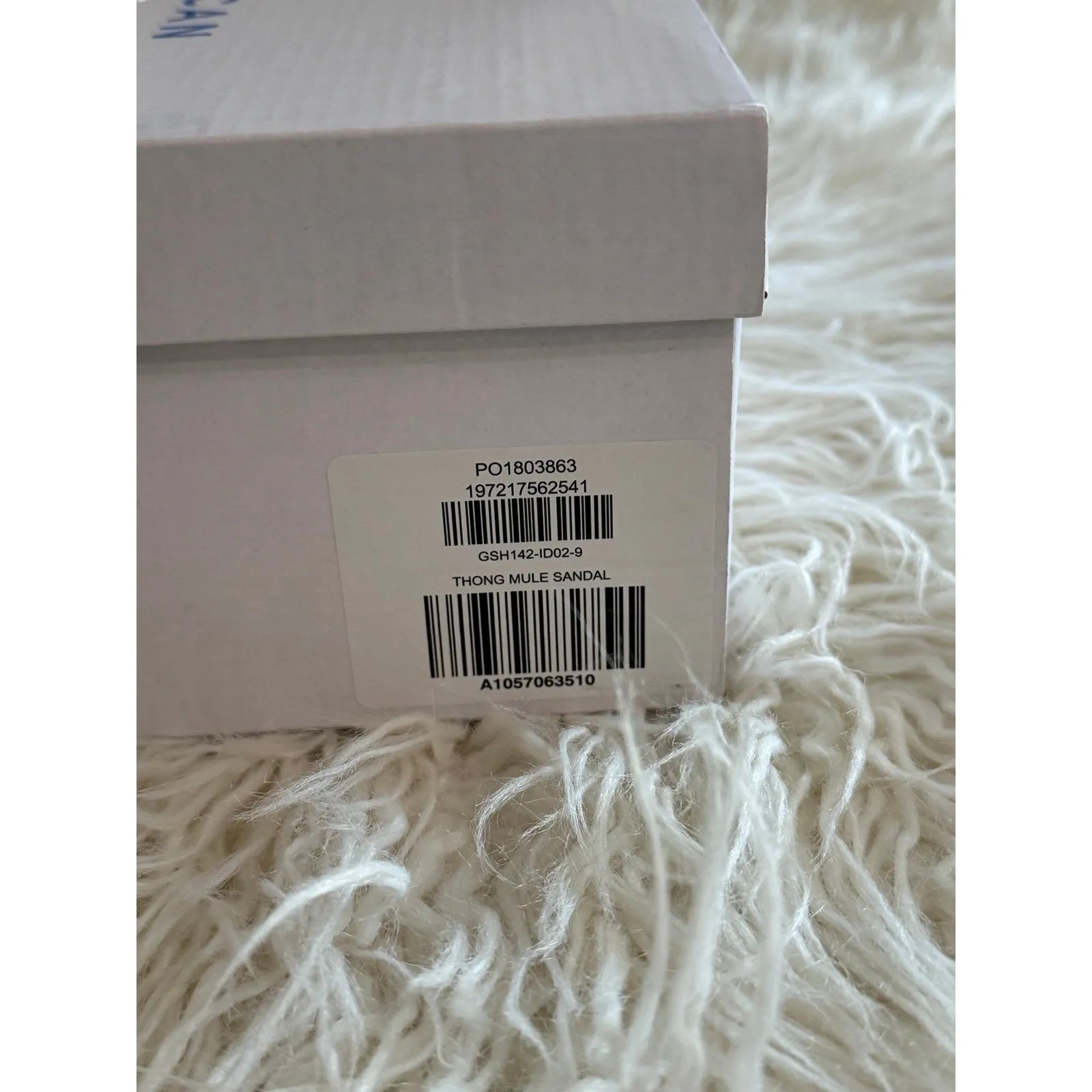 Good American Denim Thong Mule Sandal Size 9 - Image 5