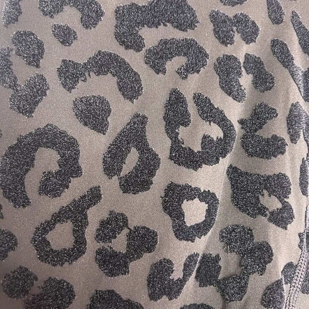 Balance Athletica Leggings Womens Sz Small Black Lux Panther Velvet Animal Print - Image 7