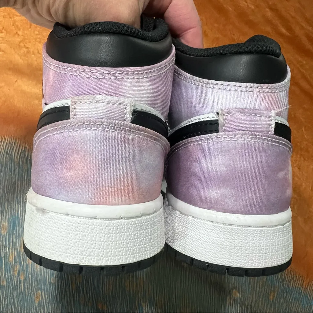 Jordan Retro 1 Zen Master Black Pink purple haze tie dye Sneakers size 5.5 - Image 13
